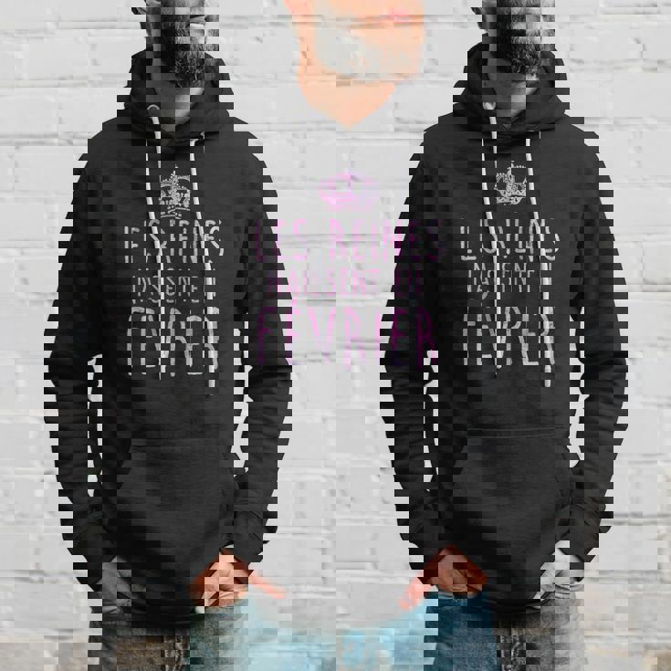 Les Legendes Sont Nees En Fevrier Tshirt Sweat à capuche Cadeaux pour lui
