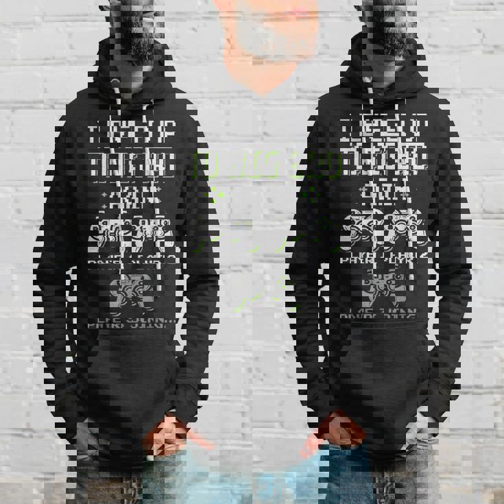 I Leveled Up To Big Bro Again Brother Gamer Video Game Hoodie Gifts for Him