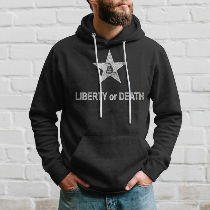 Liberty Or Death Battalion Flag Gadsden Snake Hoodie Gifts for Him