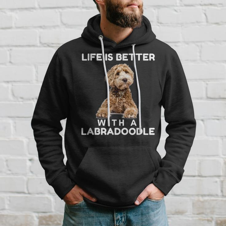 Life Is Better With Mini Labradoodle Dog Lover Hoodie Gifts for Him