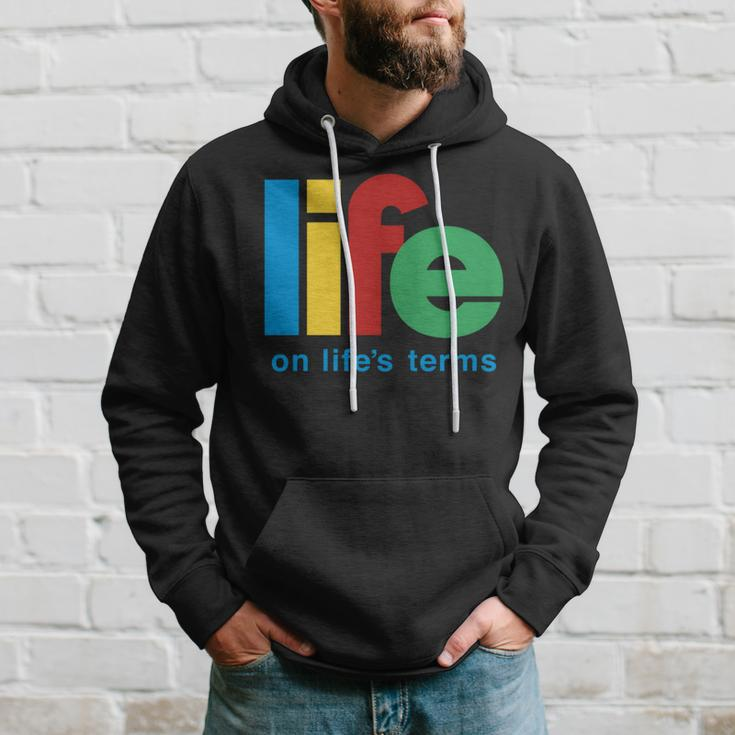 Life On Life's Terms Sobriety Recovery Aa Na Hoodie Gifts for Him