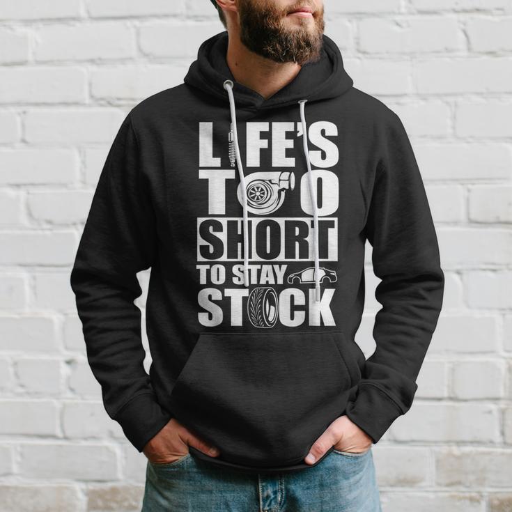 Life Is Too Short To Stay Stock Car Lover Hoodie Gifts for Him