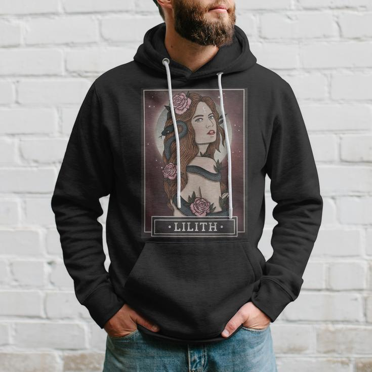 Lilith Goddess Tarot Card Book Of Shadows Hoodie Gifts for Him