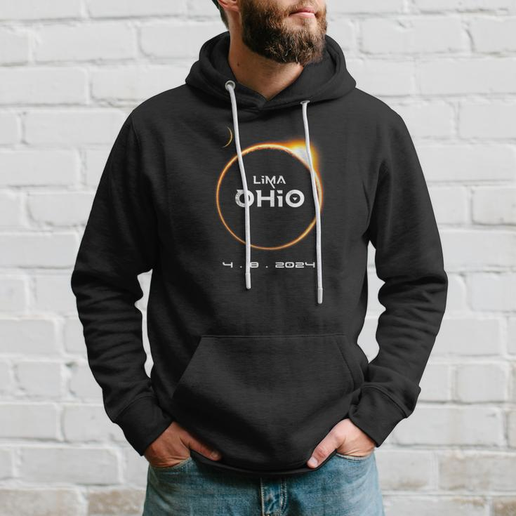 Lima Ohio Totality 4082024 Total Solar Eclipse 2024 Hoodie Gifts for Him