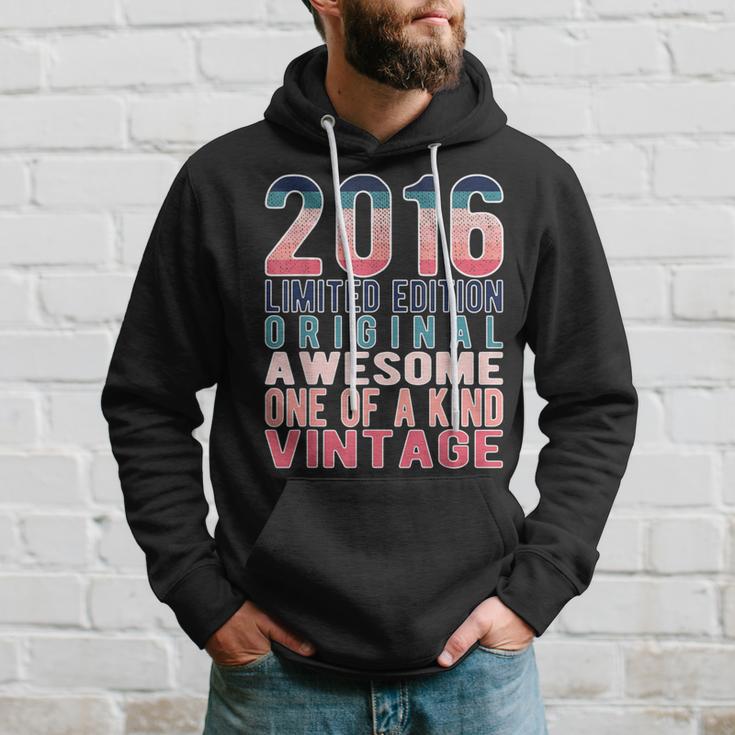 Limited Editionintage Retro Geburtsjahr 2016 Hoodie Geschenke für Ihn