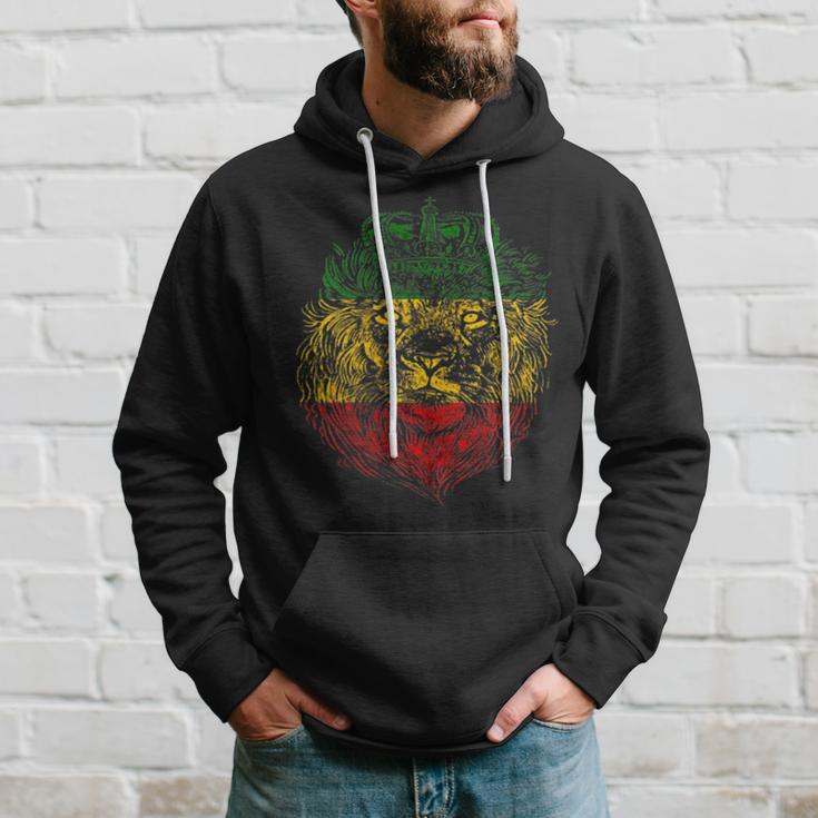 Lion Of Judah Rastafari Roots Rasta Reggae Jamaican Pride Hoodie Gifts for Him