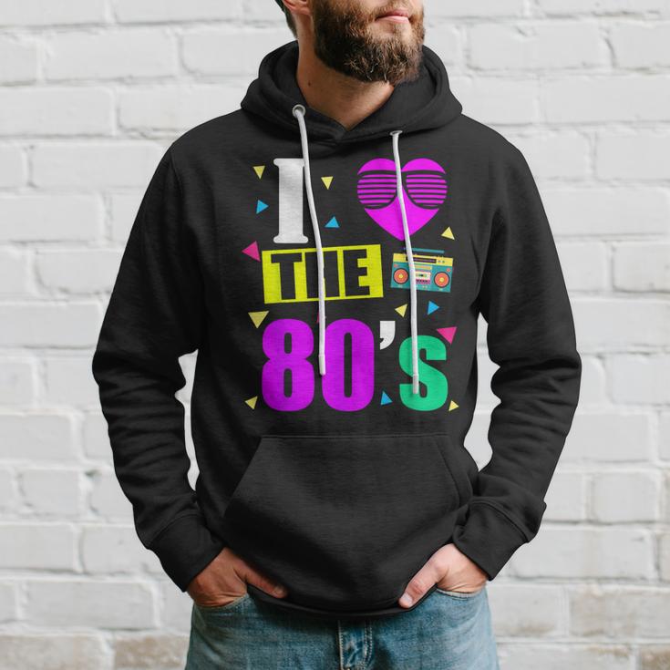 I Love 80'S 80S Retro Motto Hoodie Geschenke für Ihn