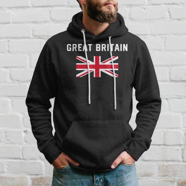 I Love Great Britain Minimalist Uk Flag Hoodie Gifts for Him