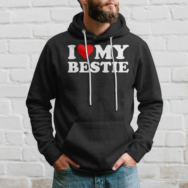 I Love Heart My Bestie Bestfriend Best Friend Bff Hoodie Gifts for Him