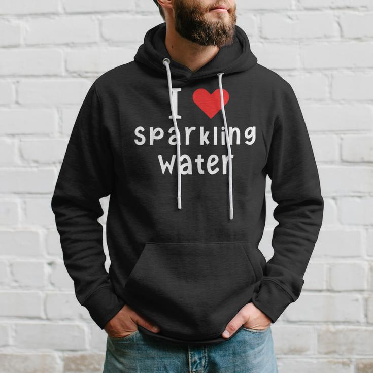 I Love Heart Sparkling Water Hoodie Gifts for Him