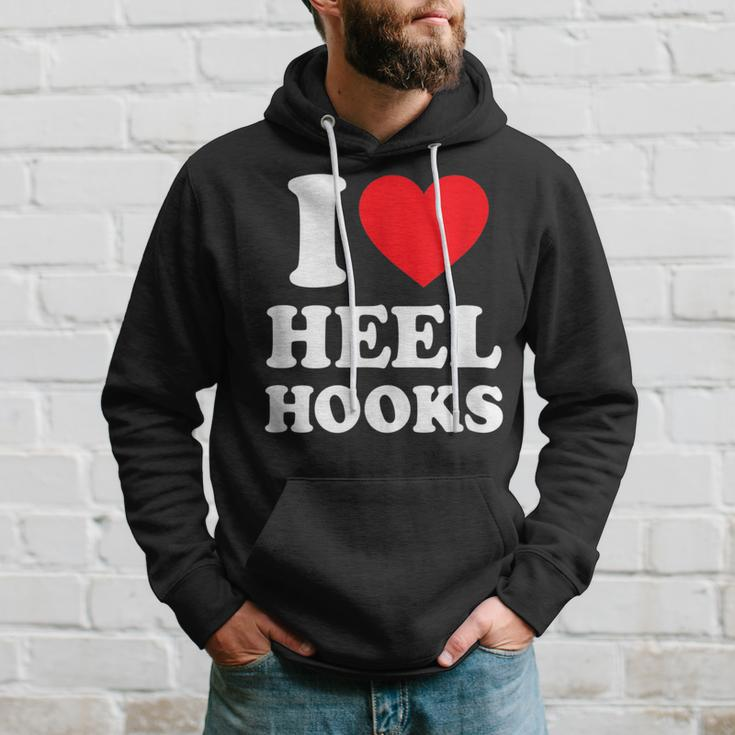 I Love Heel Hooks Jiu Jitsu Hoodie Gifts for Him