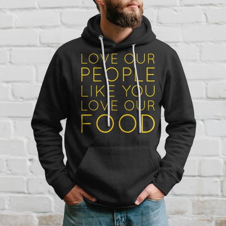 Love Our People Love Our Food Asian American Pride Aapi Hoodie Gifts for Him