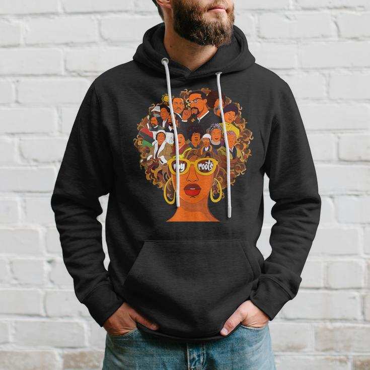 I Love My Roots Back Powerful Black History Month Dna Pride Hoodie Gifts for Him