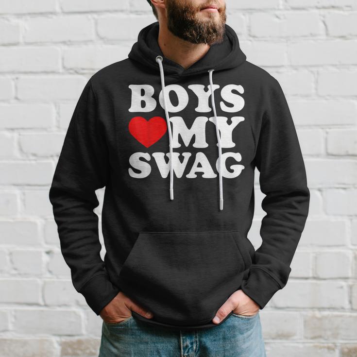 Love My Swag Boys Heart Hip HopKapuzenpullover Geschenke für Ihn