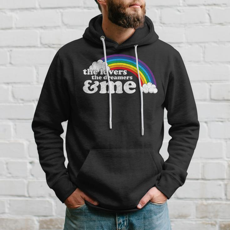 The Lovers The Dreamers And Me Rainbow Hoodie Gifts for Him