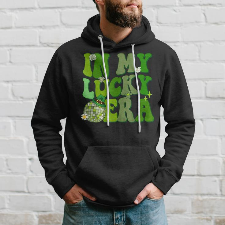 In My Lucky Era St Patrick Paddy Day Retro Disco Hoodie Gifts for Him