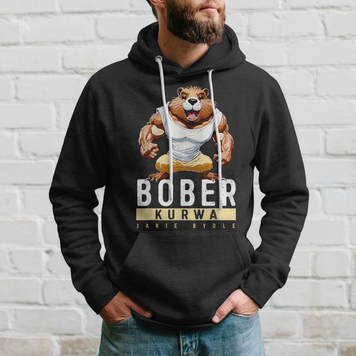 Lustige Bober Bóbr Kurwa Polnisch Kurwa Bober Kapuzenpullover Geschenke für Ihn