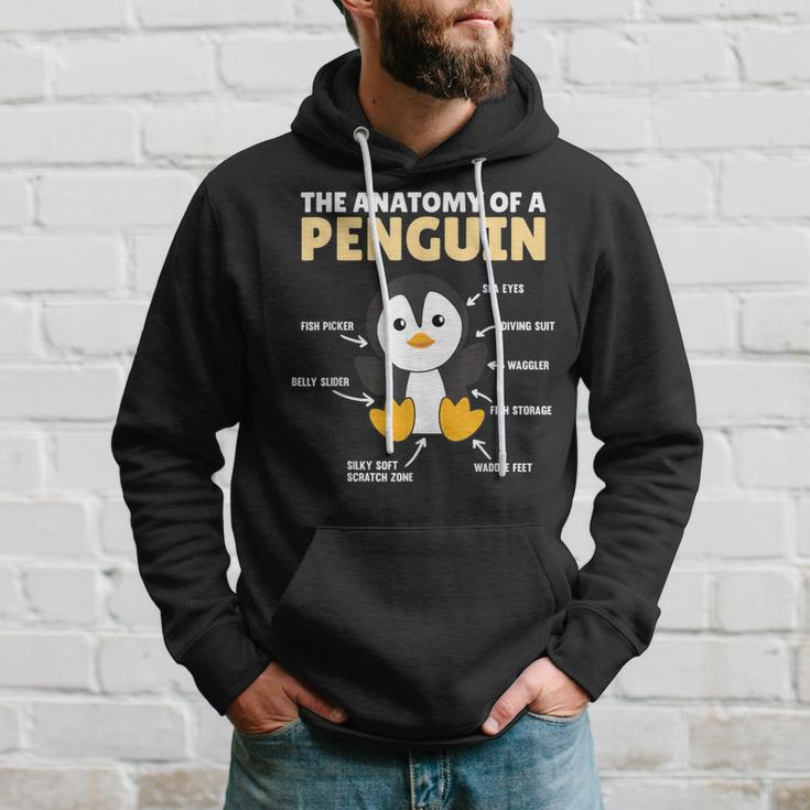 Lustige Erklärung Eines Pinguins Anatomie Eines Pinguins Hoodie Geschenke für Ihn