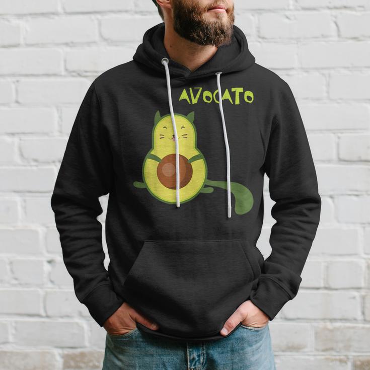 Lustiges Avocato-Katzen Hoodie, Wortspiel Design Geschenke für Ihn