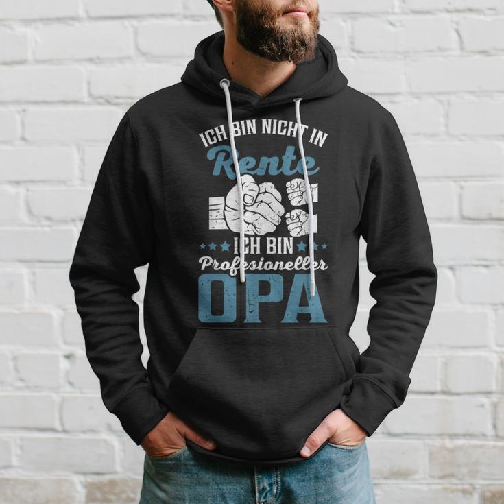 Lustiges Opa Spruch Nicht In Rente Profesioneller Opa Hoodie Geschenke für Ihn