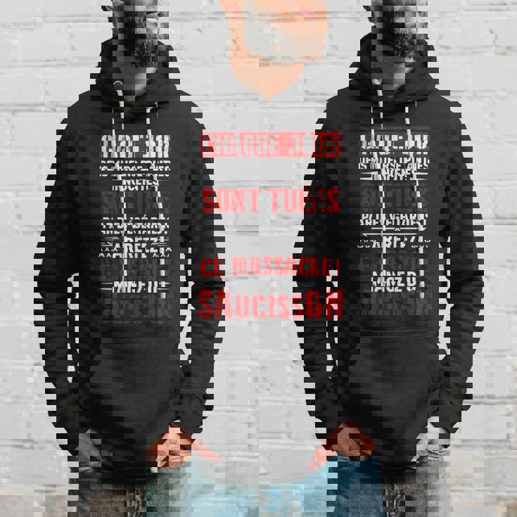 Mangez Du Saucisson Exclusif Limitée Sweat à capuche Cadeaux pour lui
