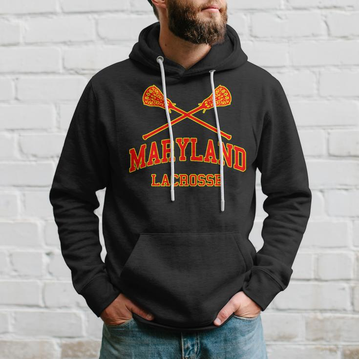 Maryland Lacrosse Vintage Lax Hoodie Gifts for Him