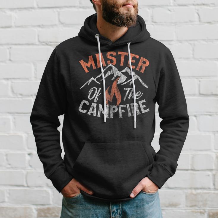 Master Of The Campfire Adult Camping Camp Hoodie Gifts for Him