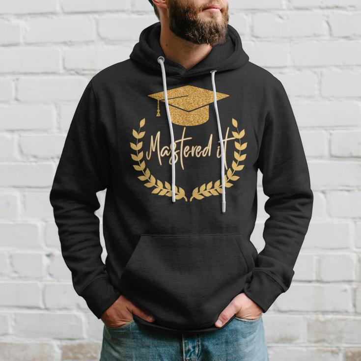 Master Degree Graduation Mastered It 2024 Graduate Hoodie Gifts for Him