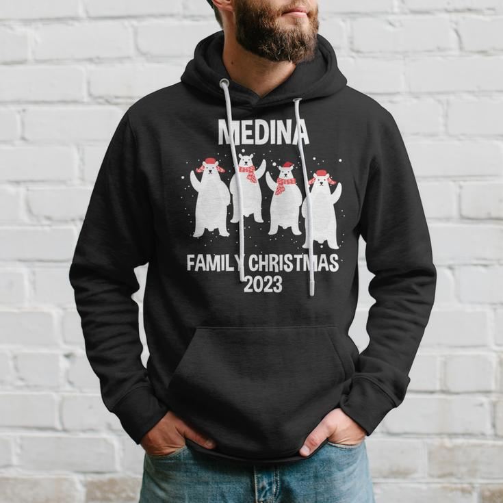 Medina Family Name Medina Family Christmas Hoodie Gifts for Him