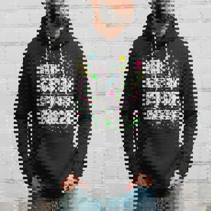 “Mein Kostüm Ist In Der Wäsche” Carnival Costume Laundry Fancy Dress Costume Hoodie Geschenke für Ihn