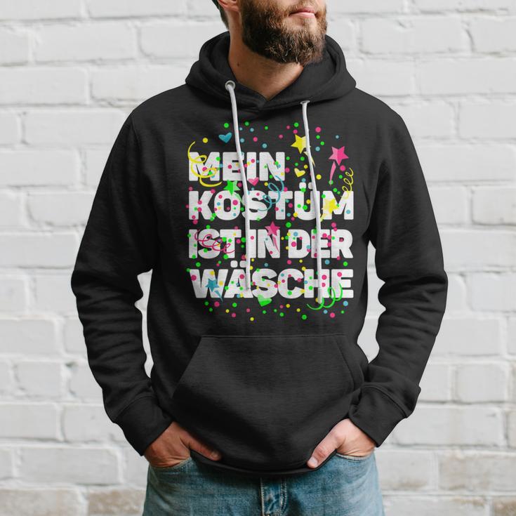 “Mein Kostüm Ist In Der Wäsche” Carnival Costume Laundry Fancy Dress Costume Hoodie Geschenke für Ihn