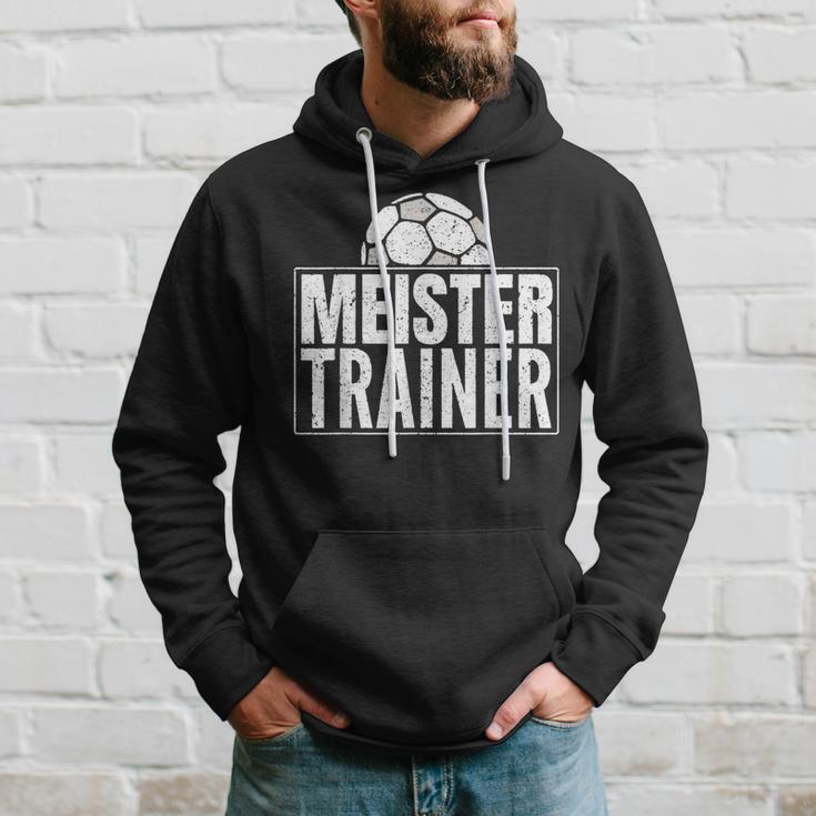 Meister Trainer Fußballtrainer Aus Leidenschaft Hoodie Geschenke für Ihn