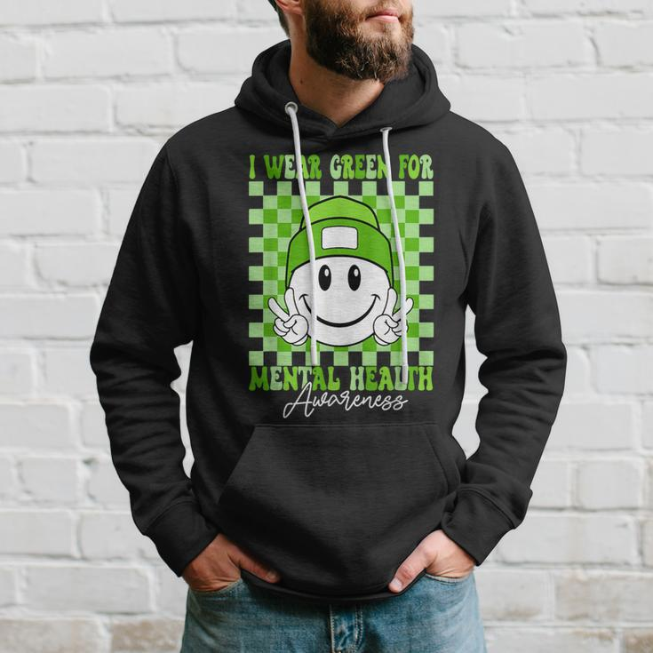 Mental Health Matters I Wear Green Mental Health Awareness Hoodie Gifts for Him