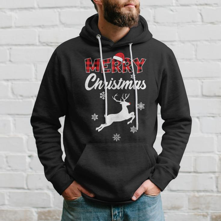 Merry Christmas Rudolph Reindeer Xmas Hoodie Gifts for Him