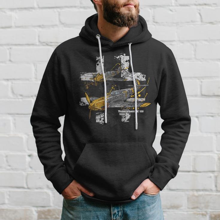 Messerschmitt Bf 109 Wwii Aeroplane History Hoodie Geschenke für Ihn