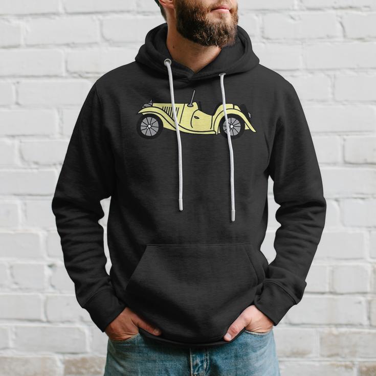 Mgtc Mg Tc Light Yellow Cream British Car Hoodie Gifts for Him