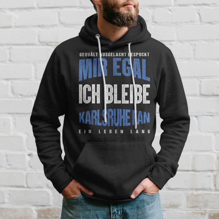 Mir Egal Ich Bleibe Karlsruhe Fan Football Fan Club Hoodie Geschenke für Ihn