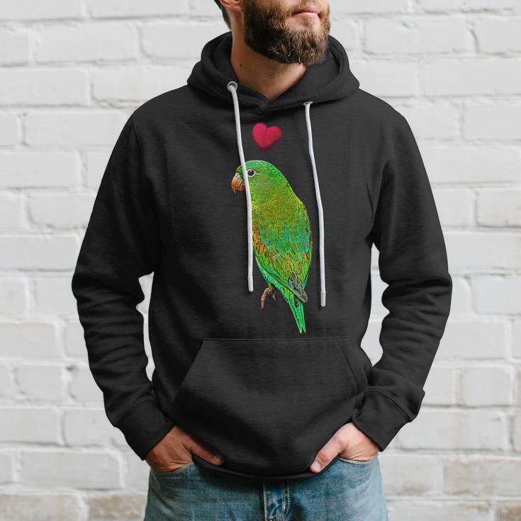 Mit Papagei Und Herz Colourful Parrot Motif Kapuzenpullover Geschenke für Ihn