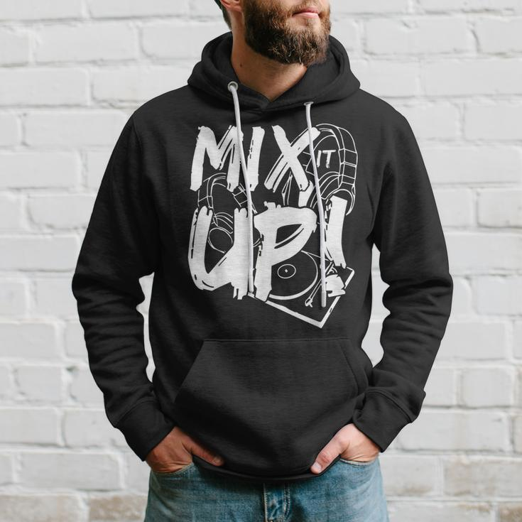 Mix It Up Disc Dj Headphone Music Sound Hoodie Gifts for Him