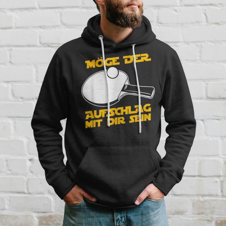 Möge Der Aufschlag Mit Dir Sein Table Tennis Hoodie Geschenke für Ihn