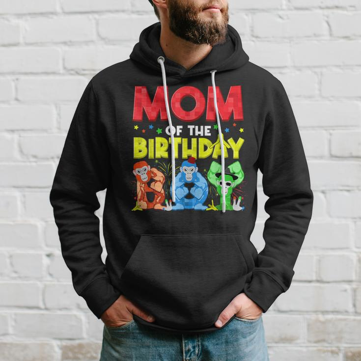 Mom And Dad Birthday Boy Gorilla Game Family Matching Hoodie Gifts for Him