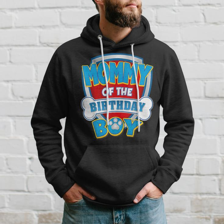 Mommy Of The Birthday Boy Dog Paw Family Matching Hoodie Gifts for Him