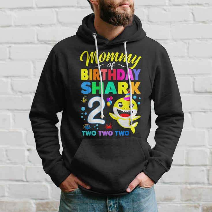 Mommy Of Birthday Shark 2Nd Matching Oufit Party For Family Hoodie Gifts for Him