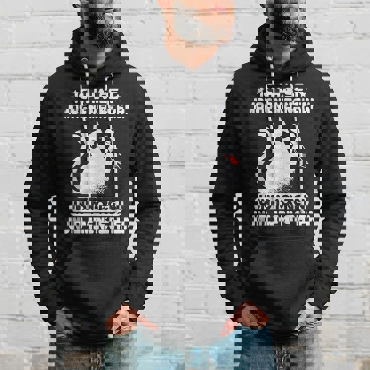 Morgenmuffel Morgen Und Menschen Ich Hasse Morgenschen Hoodie Geschenke für Ihn