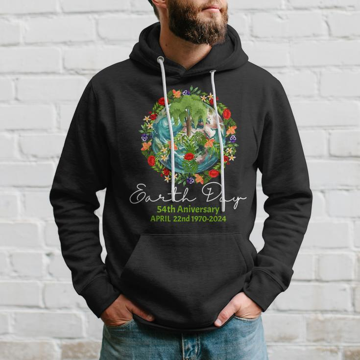 Mother Earth Day 54Th Anniversary 1970 2024 Save Planet Hoodie Gifts for Him