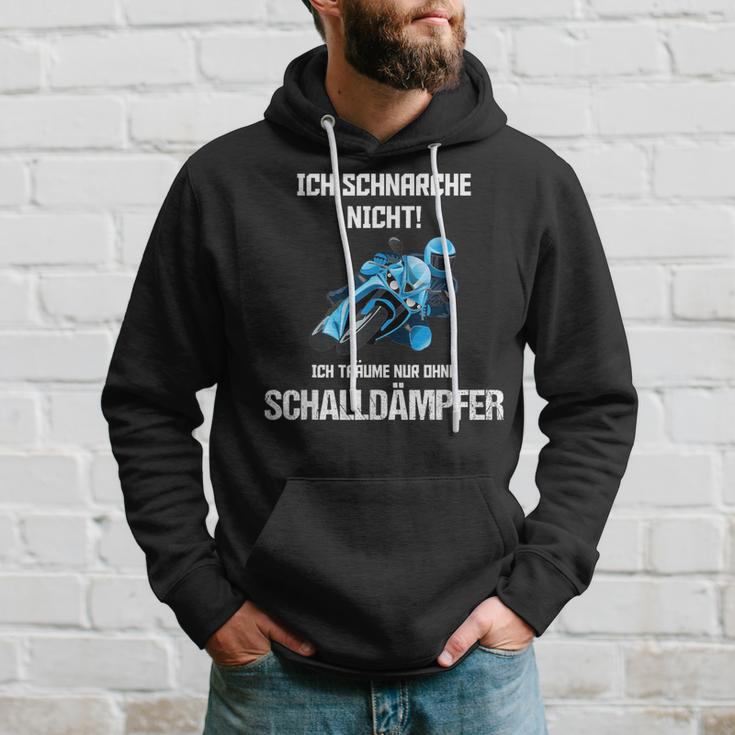 Motorrad Motorradfahrer Ich Schnarche Nicht Slogan Hoodie Geschenke für Ihn