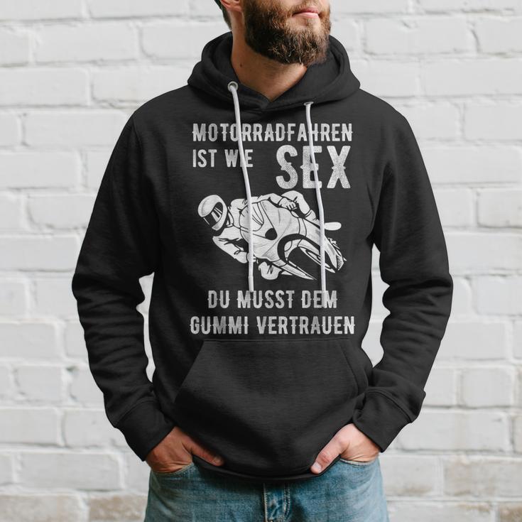 With Motorradfahren Ist Wie Sex Motif Hoodie Geschenke für Ihn