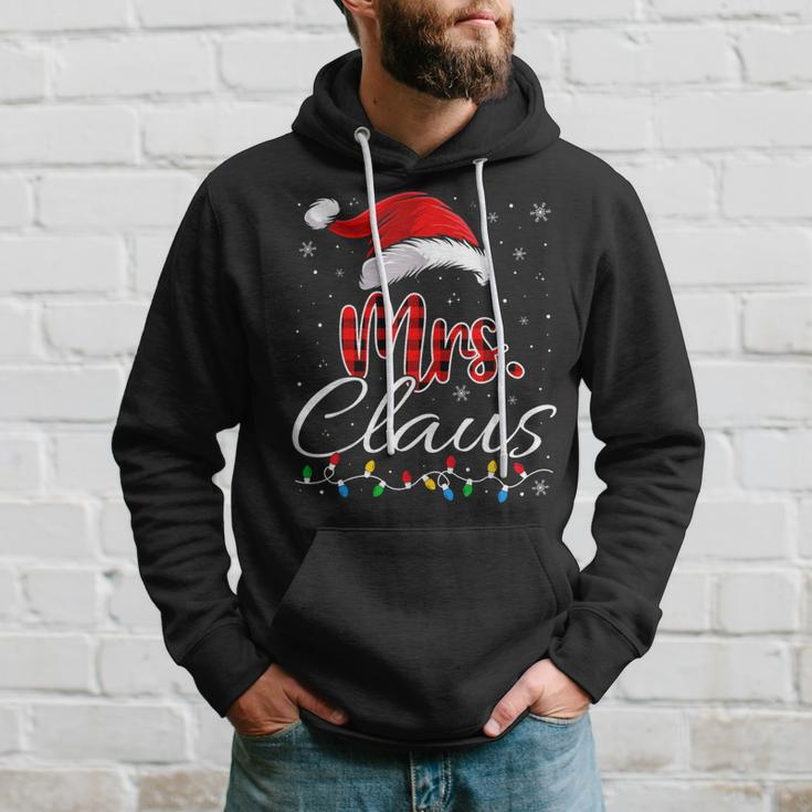 Mr And Mrs Claus Couples Matching Christmas Pajamas Santa Hoodie Gifts for Him