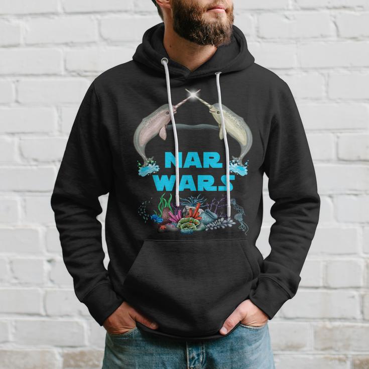 Narwhal Nar Wars Under The Sea Hoodie Gifts for Him