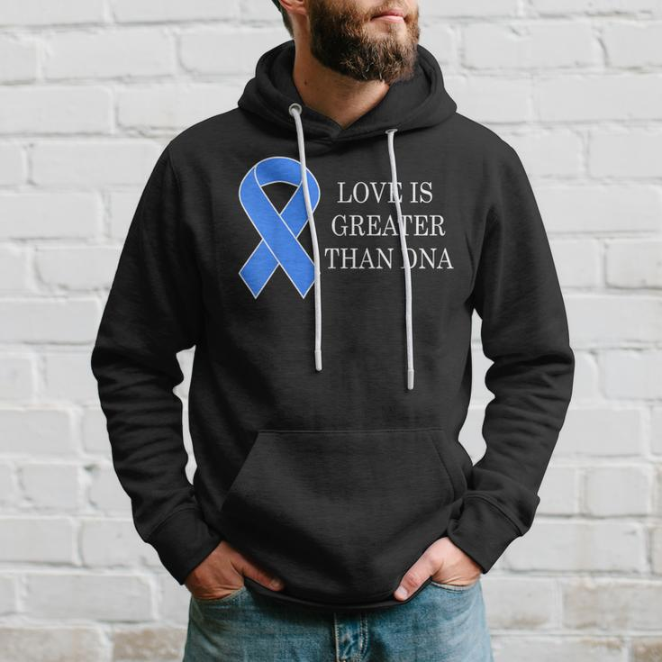 National Foster Care Month Blue Ribbon Love Hoodie Gifts for Him